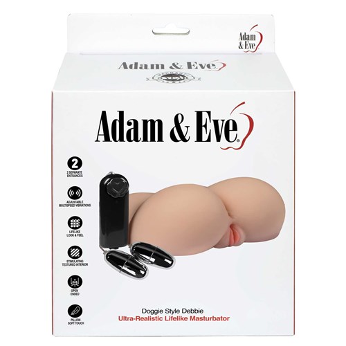 Doggie-Style Debbie Vibrating Stroker box