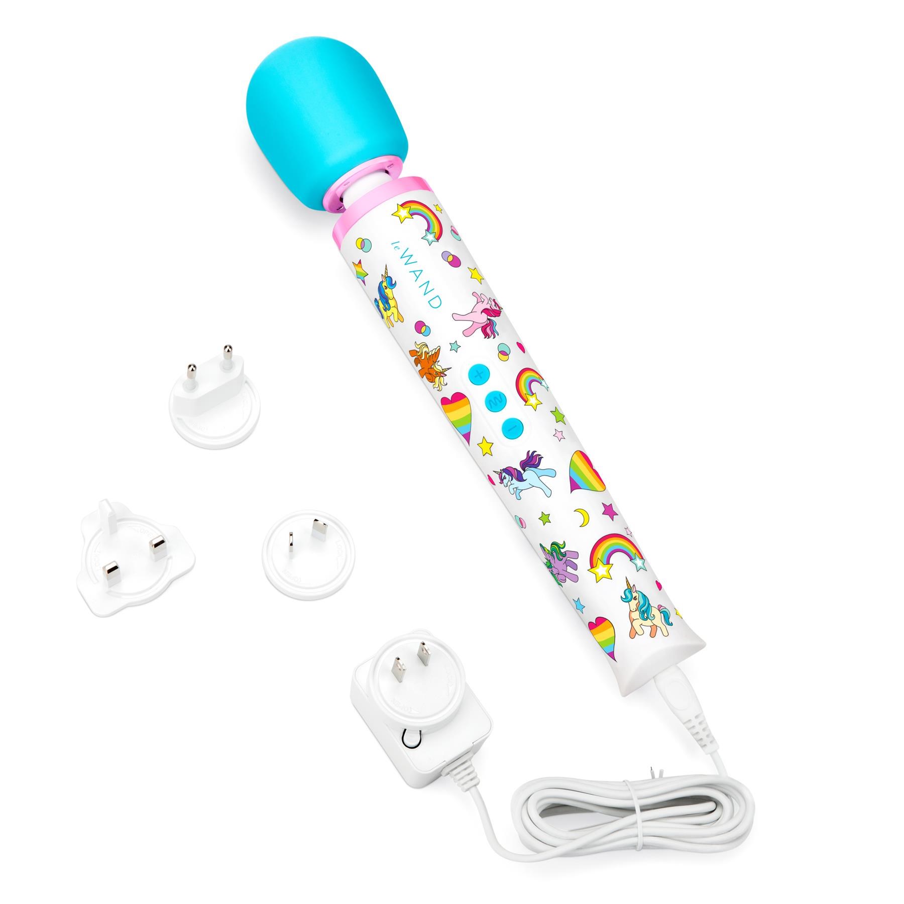 LE WAND SPECIAL EDITION UNICORN WAND MASSAGER with charger