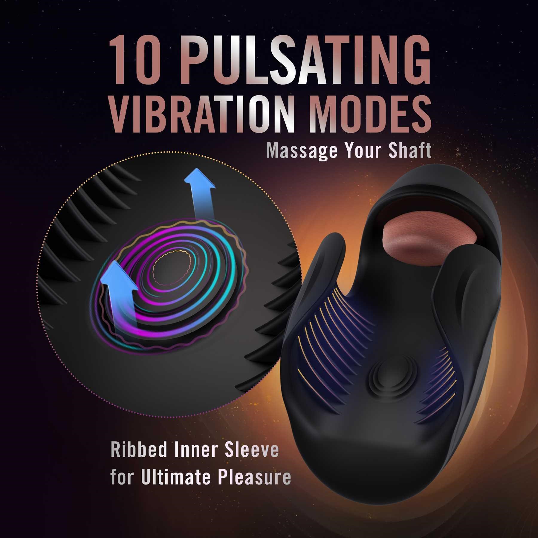 Lickety Split Vibrating Automatic Masturbator W/Tongue Licking Oral Stimulator info sheet #2