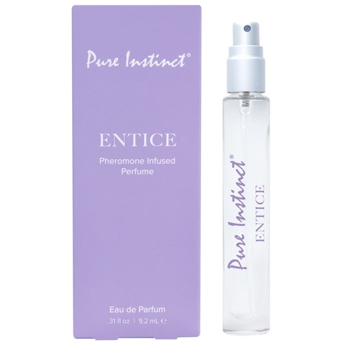 PURE INSTINCT PHEROMONE PERFUME SPRAY - ENTICE box & bottle