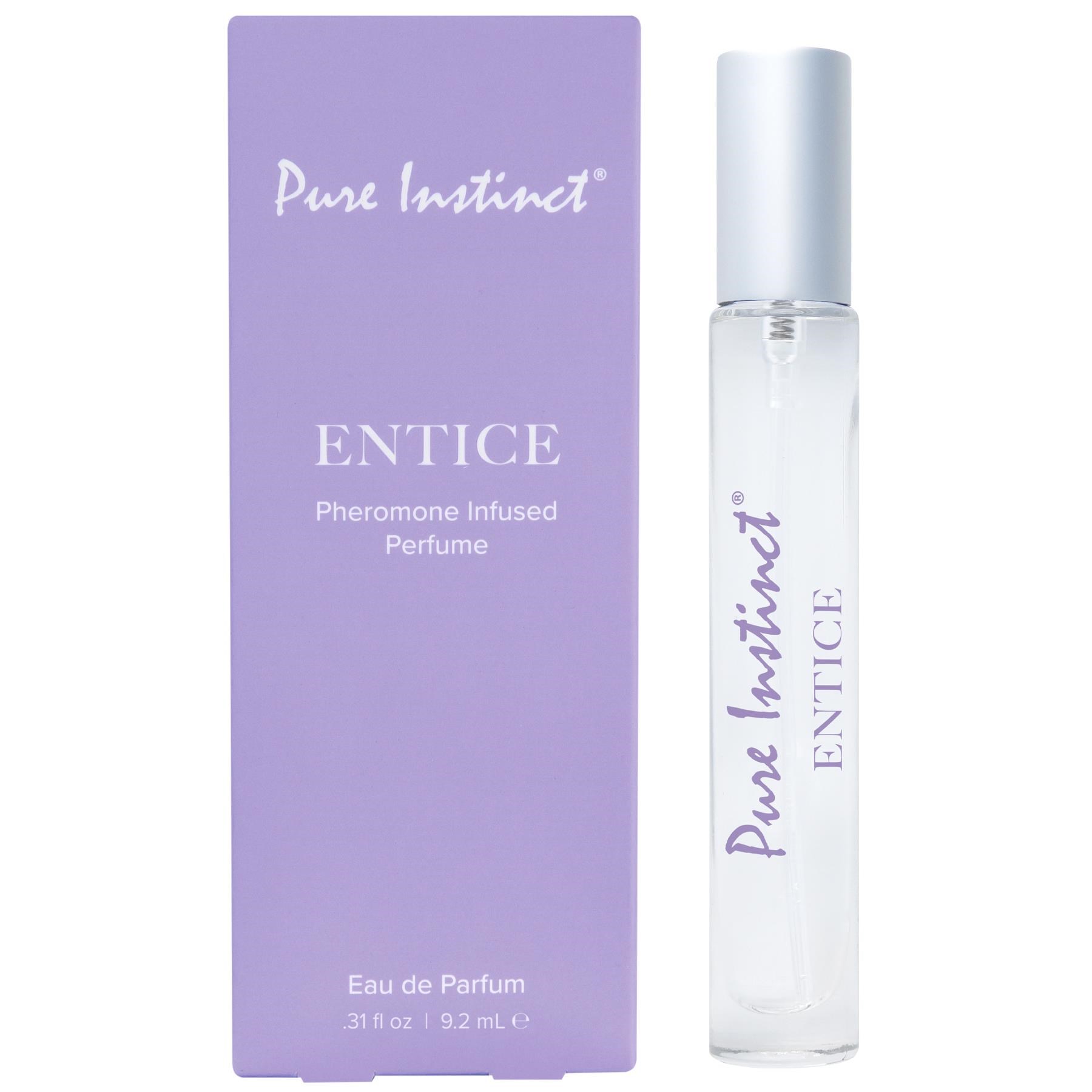 PURE INSTINCT PHEROMONE PERFUME SPRAY - ENTICE box & bottle