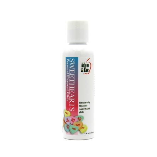 Adam & Eve Flavored Lubricants sweetheart front of bottle